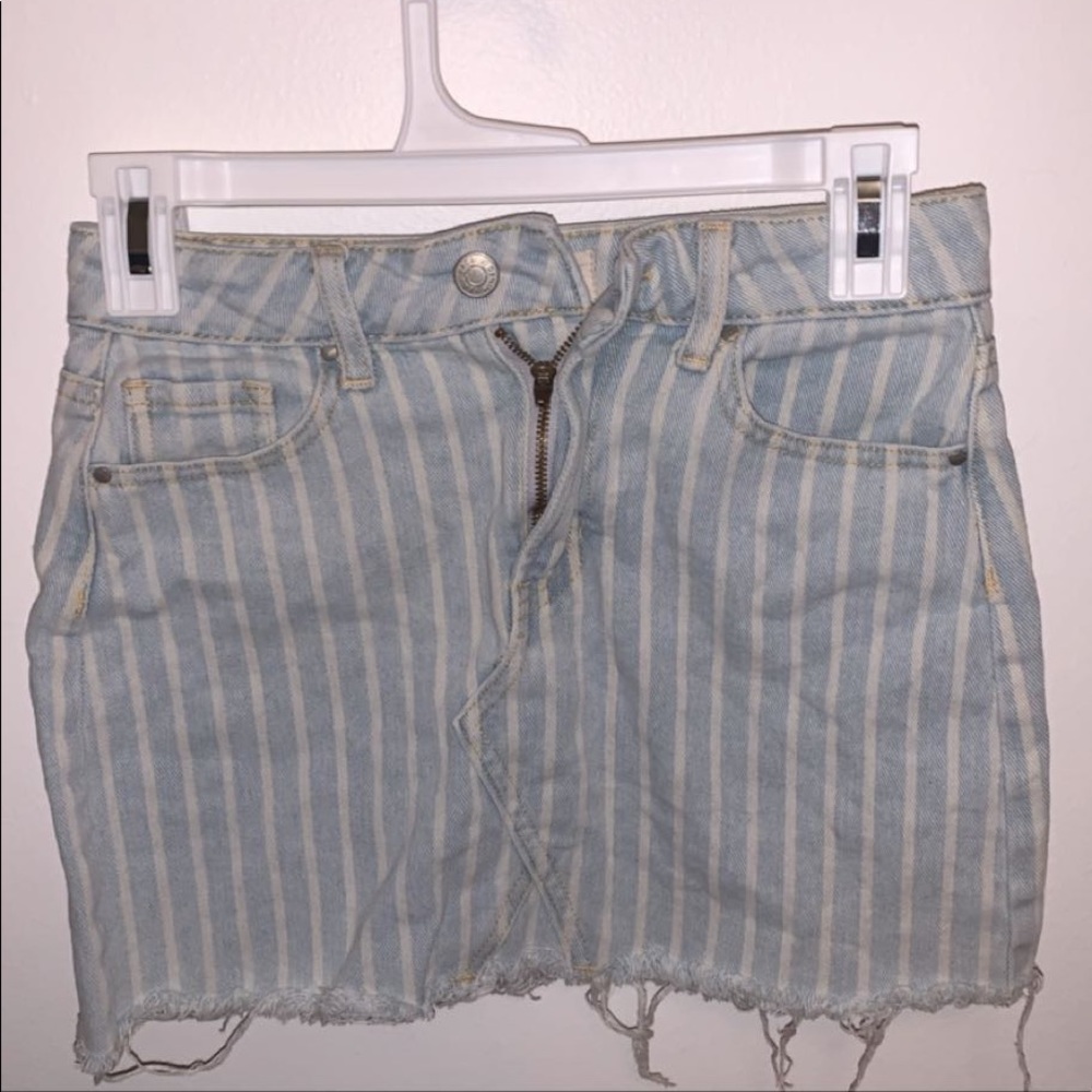 pacsun striped skirt